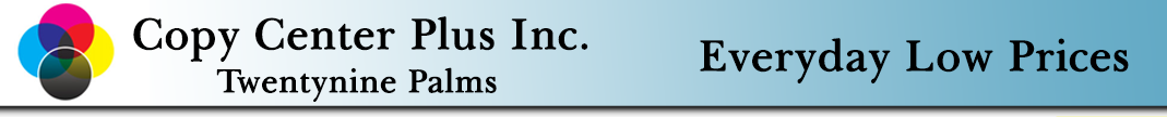 Copy Center Plus Inc. 29 Palms office
