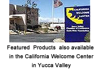 29 Palms souvenirs in the Yucca Valley Welcome Center